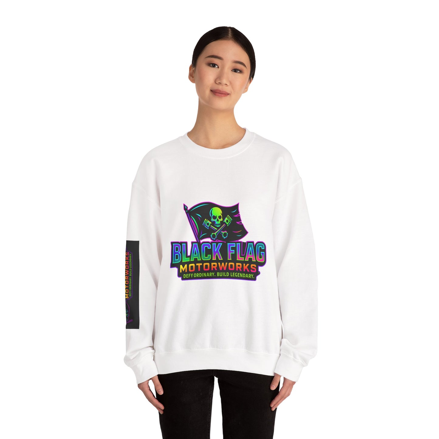 Retro-Inspired Unisex Crewneck Sweatshirt, Perfect Gift for Motor Enthusiasts, Graphic Sweatshirt for Casual Wear, Streetwear, Fall Fashion