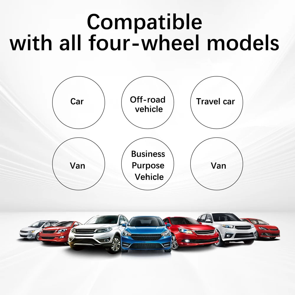 Tire Pressure Monitoring System Temperature Warning Fuel Save With 4 External Sensors Solar TPMS Car Tyre Pressure Monitor