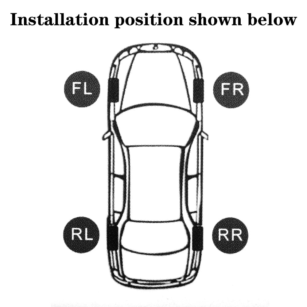 Tire Pressure Monitoring System Temperature Warning Fuel Save With 4 External Sensors Solar TPMS Car Tyre Pressure Monitor