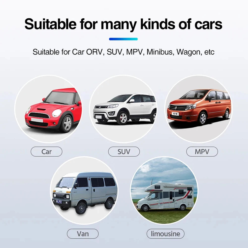 Tire Pressure Monitoring System Temperature Warning Fuel Save With 4 External Sensors Solar TPMS Car Tyre Pressure Monitor