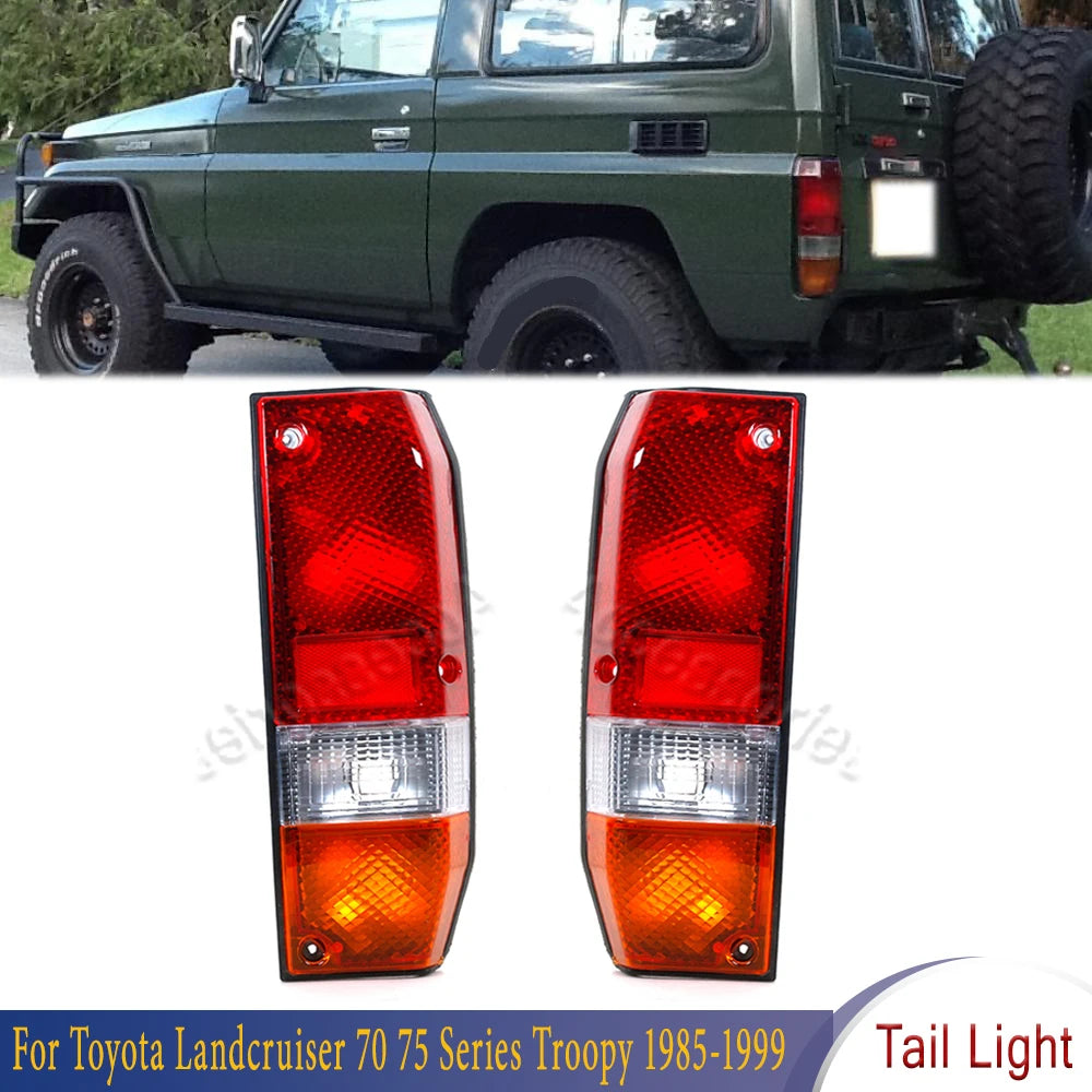 Rear Bumper Tail Fog Light Driving Lamp For Toyota Landcruiser 70 75 Series Troopy 1985 1986 1987 1988 1989 1990-1999