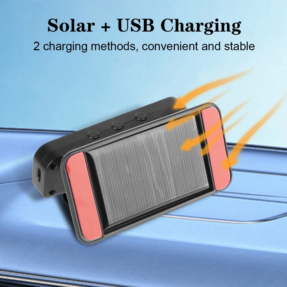 Tire Pressure Monitoring System Temperature Warning Fuel Save With 4 External Sensors Solar TPMS Car Tyre Pressure Monitor
