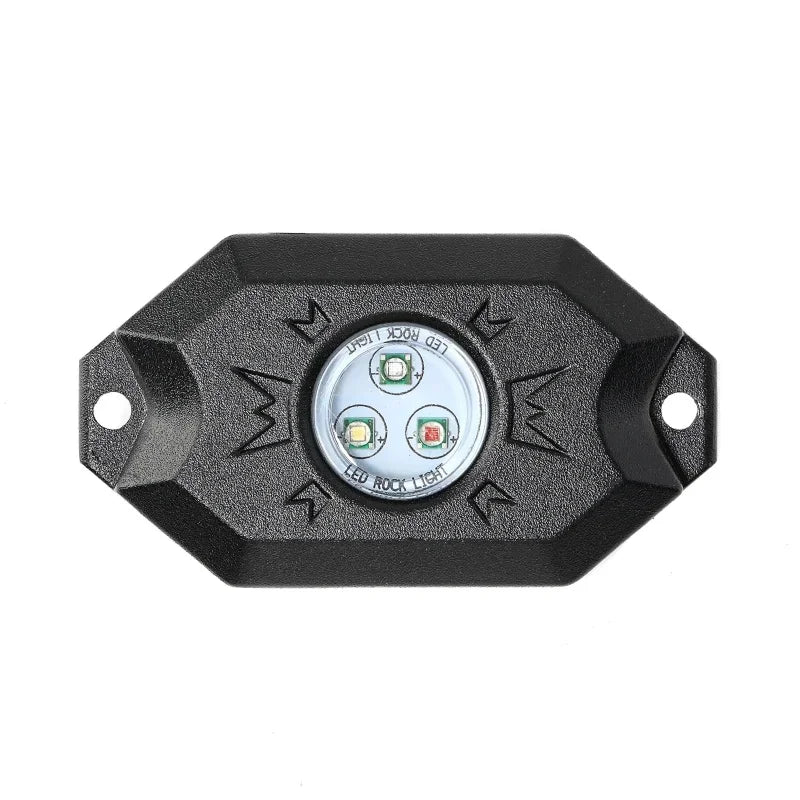 4/8/12 In 1 RGB LED Rock Lights Car Chassis Neon Decorative Light for Cars Off Road Truck (App Remote Control) Car Lights