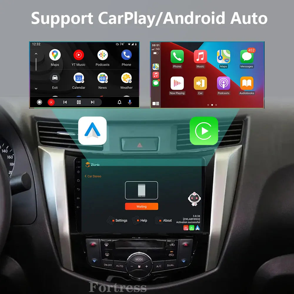 Android 16 For Nissan NAVARA Frontier NP300 2015 2016 2017 Screen WiFi Car Player Video Display Navigation Radio Multimedia GPS