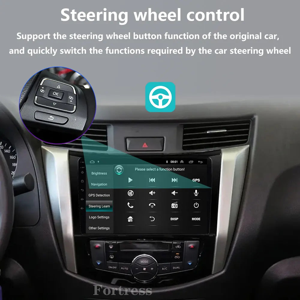 Android 16 For Nissan NAVARA Frontier NP300 2015 2016 2017 Screen WiFi Car Player Video Display Navigation Radio Multimedia GPS