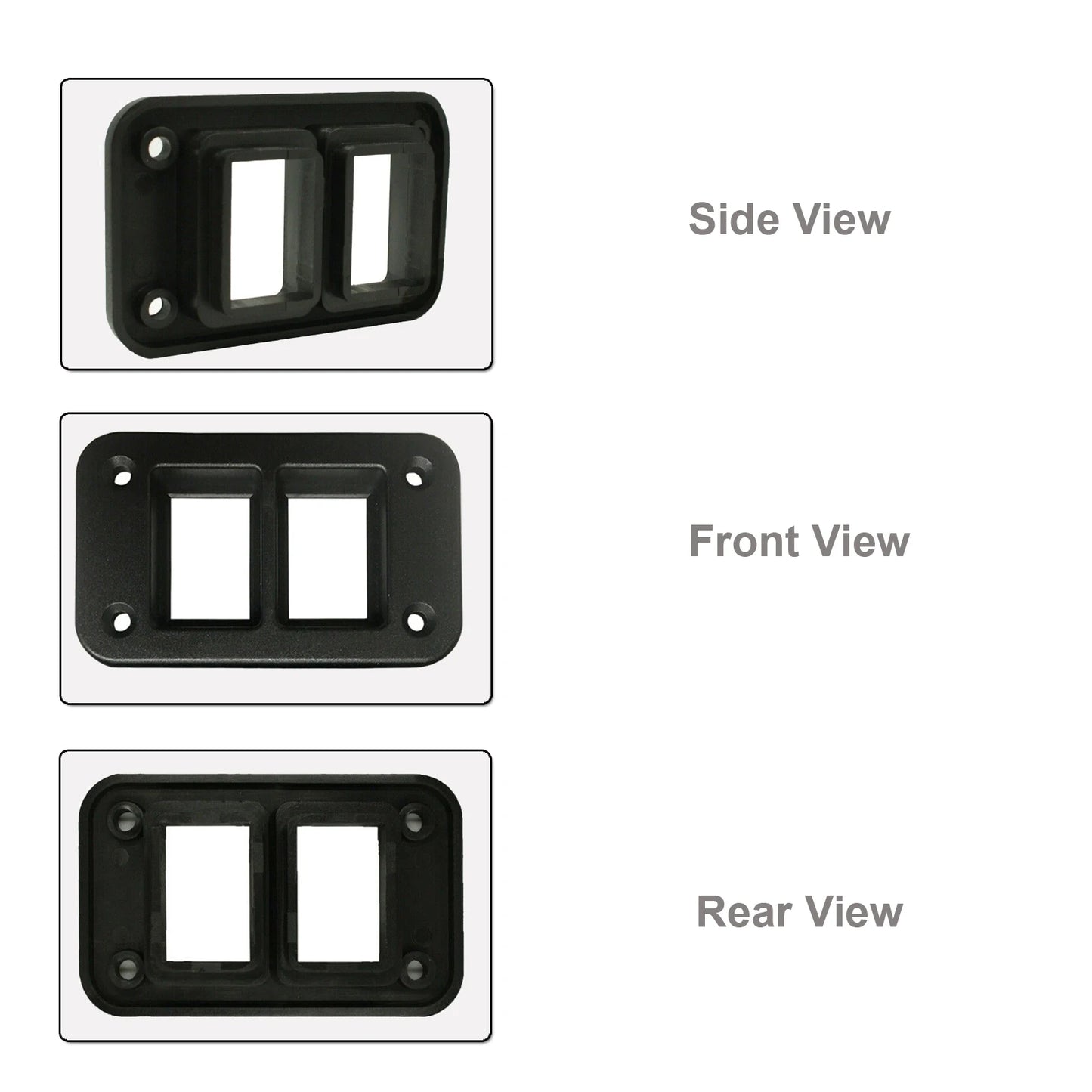 2 / 3 / 4 Gang Push Switch Housing Holder Panel for 32.5mm x 22mm Toyota LandCruiser Prado Hilux Hiace Switch Mounting Bracket