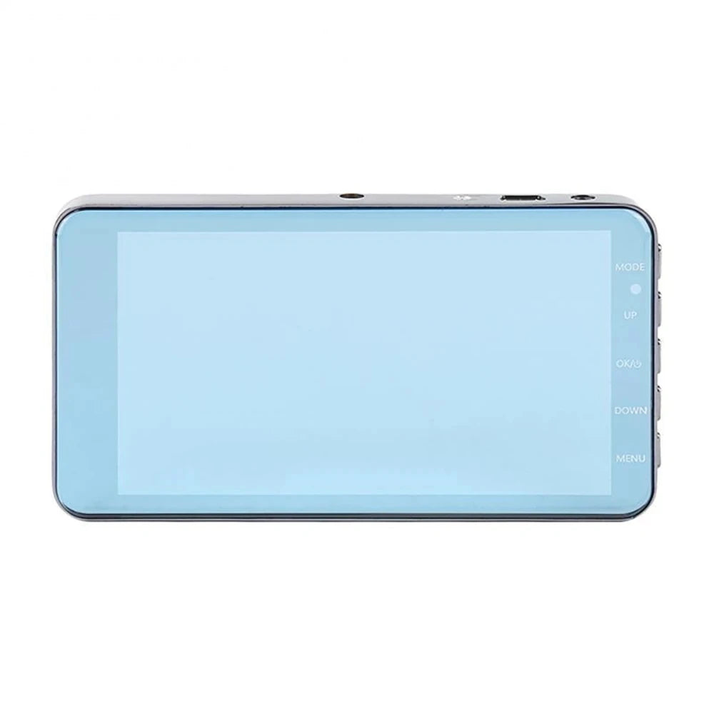 4inch Dash Cam Aluminium Alloy Full HD 1080P Night Vision Front Rear View Loop Recording Dashboard Car DVR 2Lens Black Box