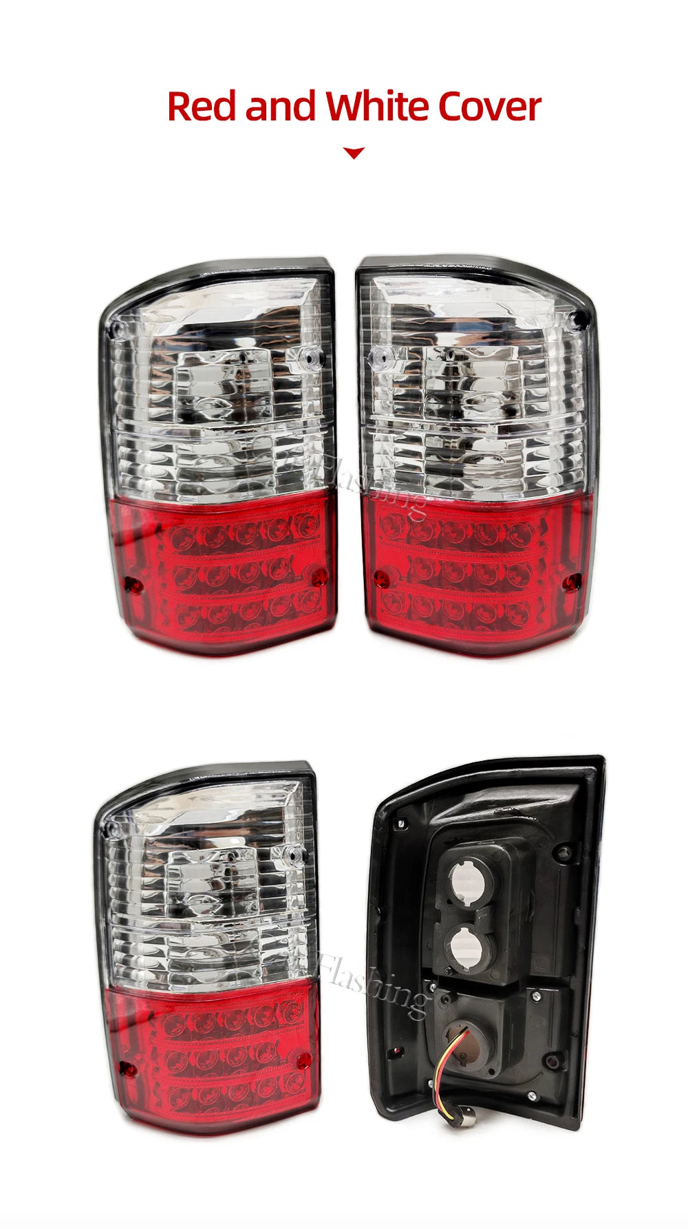 1 Set Car LED Rear Tail Light Brake Lamp For Nissan Patrol GQ Y60 GR 1987 1988 1989 1990 1991 1992 1993 1994 1995 1996 1997